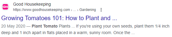 How a page title looks in SERP if it is too long